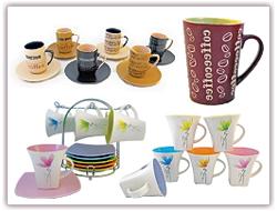 پخش عمده ماگ و فنجان نعلبکی سفالی  - تهران