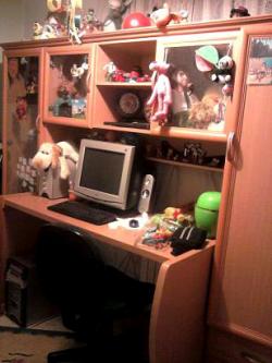 فروش کمد کودک سه تکه mdf و تخت لبه دار  - تهران