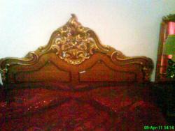 فروش سرویس اتاق خواب زیبا به رنگ طلایی