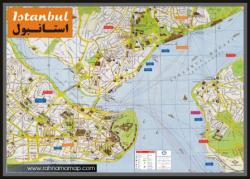 نقشه های گردشکری استانبول و سایر کشورها  - تهران