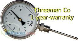 ترمومتر استیل و مانومتر روغنی با گارانتی تعویض