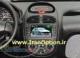 مانیتور فابریک پژو206 با جی پی اس طرح تویوتا کمری