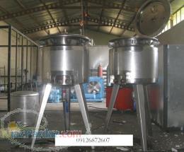 مخازن استیل میکسر -ذخیره -پروسس - سیلو- نگهدارنده