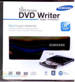 يك دستگاه DVD WRITER EXTERNALمارك SAMSUNGآكبند