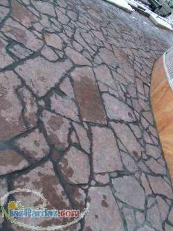 فروش سنگ فرش (سنگ لاشه ورقه ایی ) جهت کف سازی