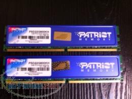 دو عدد رم Patriot DDR2 2G