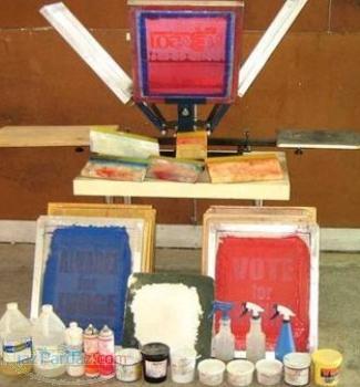 دستگاه چاپ سیلک اسکرین اتومات نیمه اتومات و دستی ب