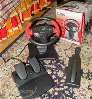 فروش فرمان بازی کامپیوتر و پلی استیشن 2