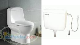 پخش انواع قطعات و لوازم توالت فرنگی و فلاش تانک