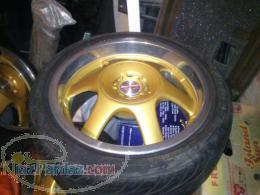 رینگ و لاستیک سایز 15 برای 405-206-ریو-گلف-بی ام و