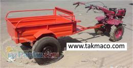 تولید و توزیع تریلی های بارکش مخصوص تیلرهای شخمزن فروش ویژه