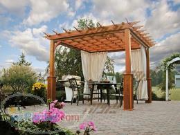 آلاچیق چوبی باغی