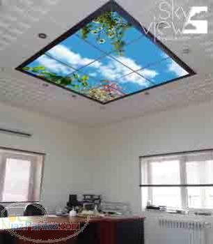 سقف کاذب سقف کاذب تصویر دار سقف طرحدار آسمان نما