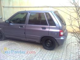 پرايد 111 SX هيدروليک مدل 90 ABS کارکرده رنگ بنفش متالیک