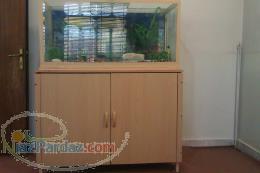 فروش اکواریوم با تمامی لوازم و حتی میز