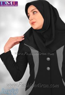 طراحی و دوخت مانتو شلوار اداری و فرم مقنعه