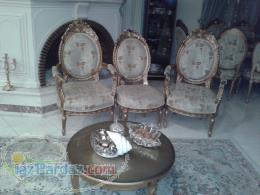 فروش مبلمان استیل 9 نفره با ناهار خوری 