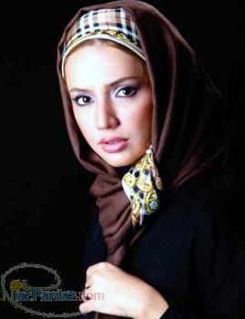 مقنعه شالدار پوشش اداری و مجلسی 