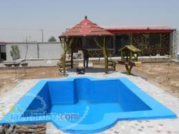 طراحی و ساخت ویلا با استخر آلاچیق کباب پز و آبشار 