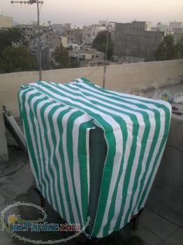 سایه بان و روکش کولر آبی در یک محصول
