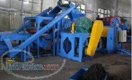 ساخت کامل خط تولید بازیافت لاستیک فرسوده وتبدیل به گرانوله وپودر 