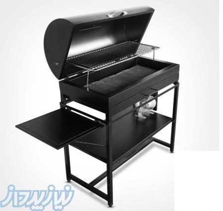 باربیکیو و کباب پز درب گرد ذغالی