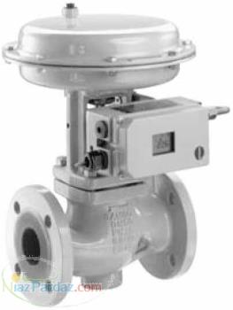شیر پنوماتیک سامسون  pn 40  pneumatic control valve samson