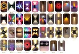 انواع  چراغ های دکوراتیو و تزئینی LED (shadow light)