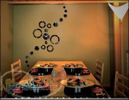 ساعت دیواری نگین دار طرح جردن اورجینال