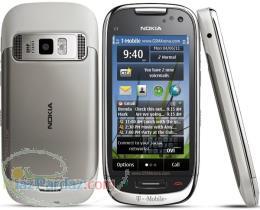 گوشی نوکیا C7 نقره ای اصل کره  کارکرده 