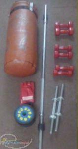 فروش فوری وزنه و کیسه بوکس و دمبل 