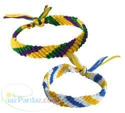 آموزش بافتن دستبند شیک و مد روز بصورت تصویری 