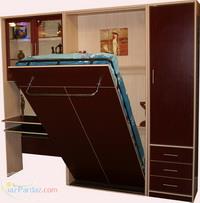 تخت خواب دونفره تاشو تخت دونفره دیواری 09126183871 