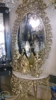 تولید ایینه شمعدان برنز