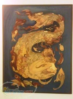 تابلوی معرق تمام چوب با بهترین کیفیت 