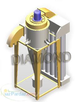 خط رنگ-کوره -کابین -سایکلون-تجهیزات پاشش رنگ-رنگپاش پودری -الکترواستاتیک - کوره 