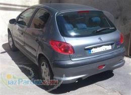 پژو 206 مدل 86 نوک مدادی متالیک تیپ 2