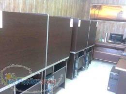 فروش فوری اجناس دست دوم میز و صندلی محل کار (کافی نت) 