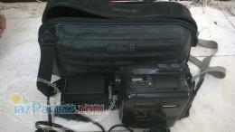 یکدستگاه دوربین فیلم برداری هندی کم پاناسونیک ژاپن بالوازم جانبی اعم از کیف- شارژر - باطری - کابل