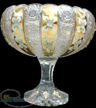 طراحی نقاشی و طلا کاری انواع ظروف کریستال بلور و پیرکس (مصرفی و تزئینی) 