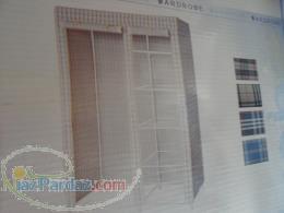 یدک بست پلاستیکی کمدهای برزنتی تاشو 