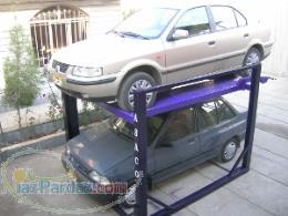 بالابر خودرو جک چهارستون آسانسور خودرو پارکینگ دو طبقه