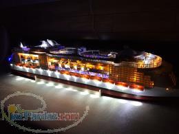 ماکت چوبی کشتی تفریحی