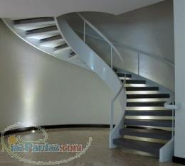 ساخت پله گرد و پله مار پيچ دکوراتیو