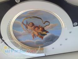 نقاشی فرشته بر روی سقف و دیوار 