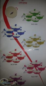 سرویس قابلمه و تابه سرامیکی آلمان Life Stile 