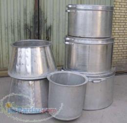 دیگ و قابلمه های چکشی روحی و آلومینیومی 
