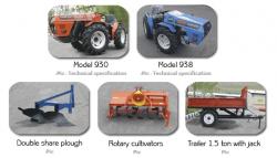 تراکتور باغی وادوات مربوطه938 942  - تهران