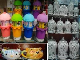 فروش عمده انواع لیوان خارجی  قوری چای سبز  نمکدان فانتزی و 
