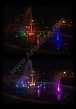 ابنمای موزیکال  فواره  نورپردازی 